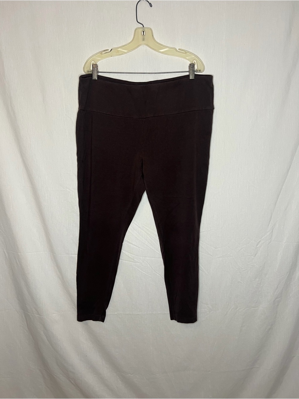 Torrid Terra & Sky Brown Pull-On Capri Leggings 2X